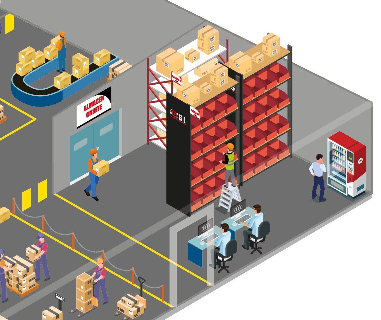 Almacén ONSITE operado por SI Supply